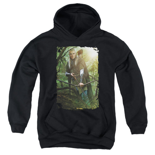 Lord of the Rings Legolas in the Forest Youth Hoodie