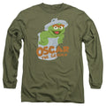 Sesame Street Flat Oscar Long Sleeve T-Shirt