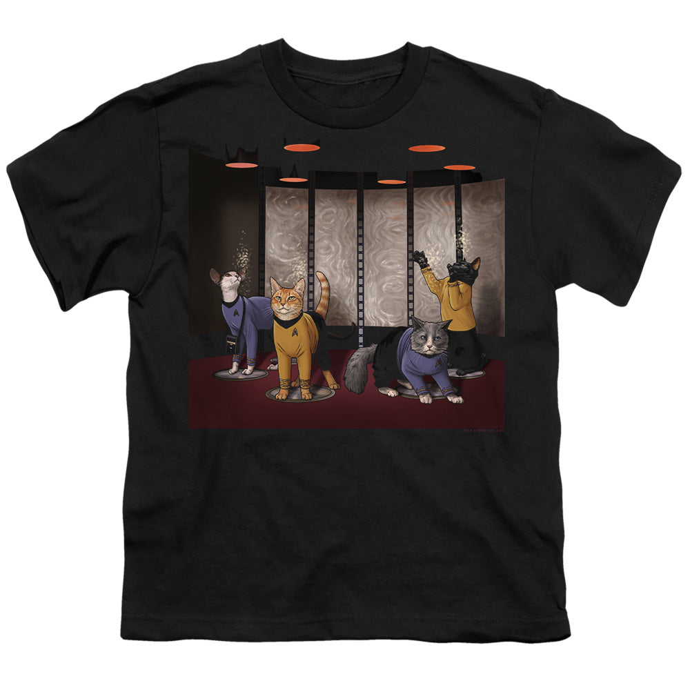 Star Trek Cats Beam Meow Up Youth/Toddler T-Shirt