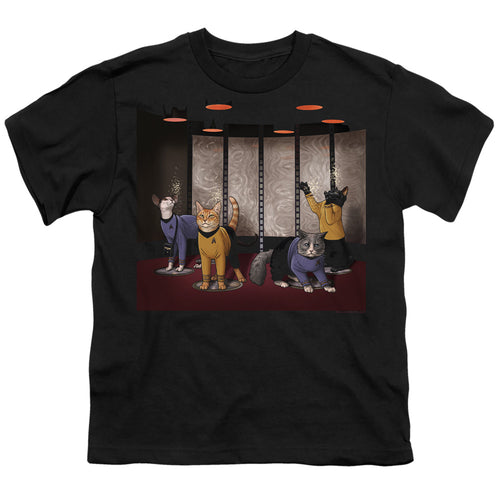 Star Trek Cats Beam Meow Up Youth/Toddler T-Shirt