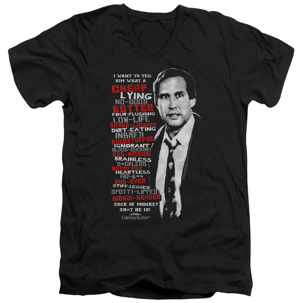 Christmas Vacation Profanities V-Neck T-Shirt