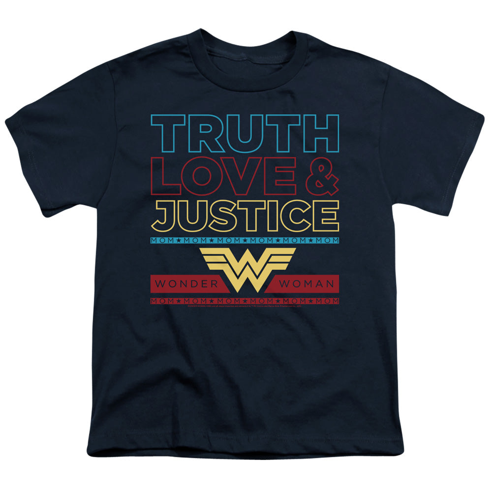 Wonder Woman 1984 Truth Love Justice Stacked Youth/Toddler T-Shirt