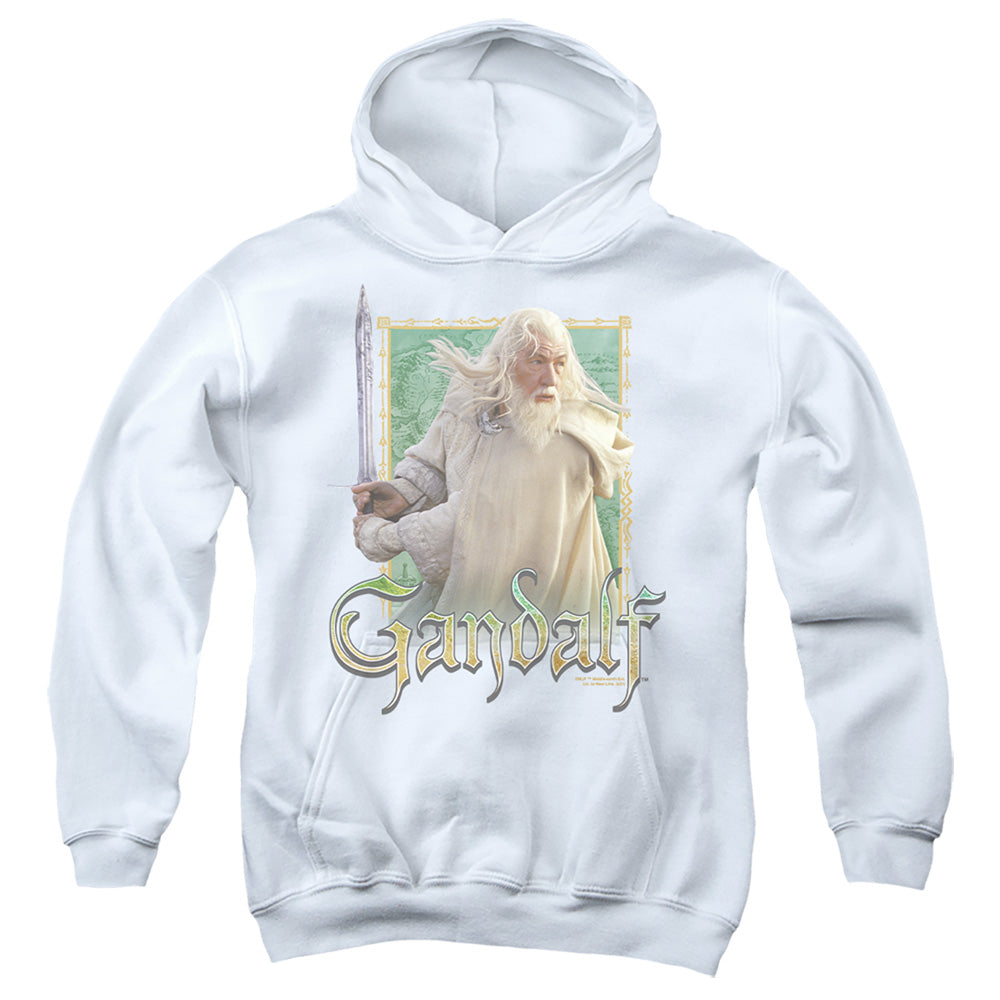 Lord of the Rings Gandalf the White Portrait Youth Hoodie