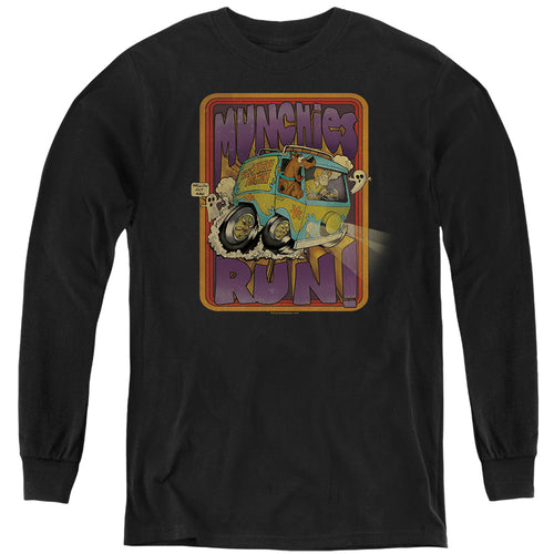 Scooby-Doo Munchies Run Youth Long Sleeve T-Shirt