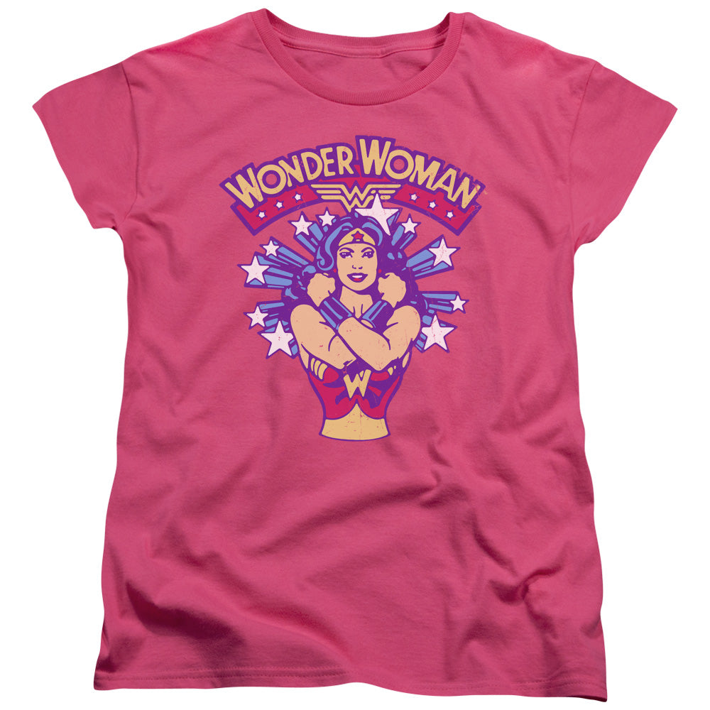 Wonder Woman Star Crossed Womens T-Shirt