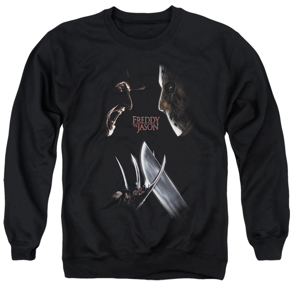 Freddy vs Jason Face Off Crewneck Sweatshirt