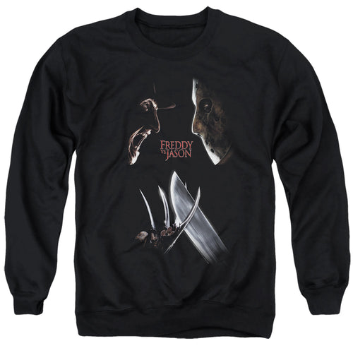 Freddy vs Jason Face Off Crewneck Sweatshirt