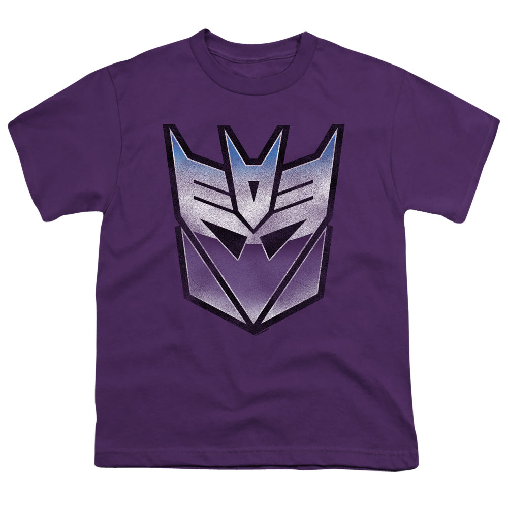 Transformers Vintage Decepticon Logo Purple Youth/Toddler T-Shirt