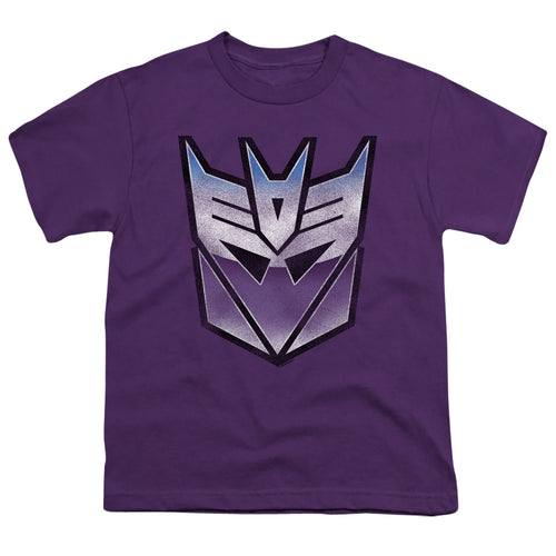 Transformers Vintage Decepticon Logo Purple Youth/Toddler T-Shirt