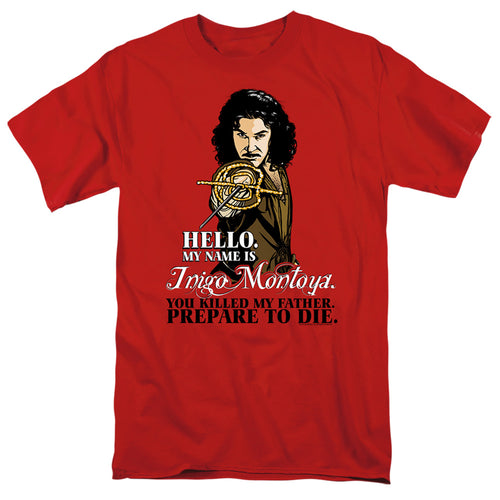 The Princess Bride Hello Red T-Shirt