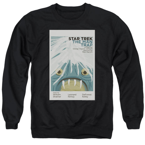 Star Trek The Man Trap Black Crewneck Sweatshirt