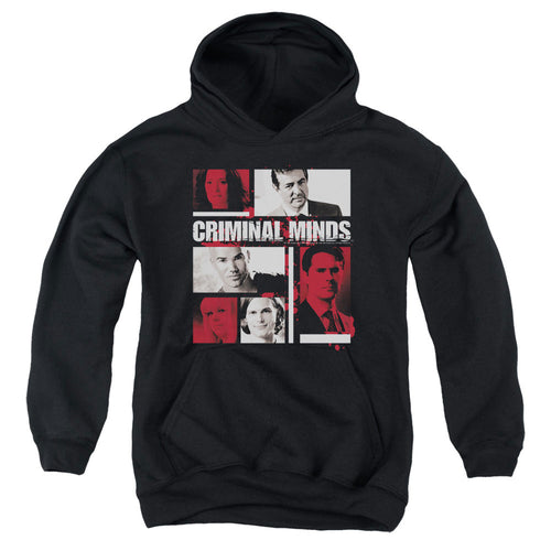 Criminal Minds Character Boxes Youth Hoodie