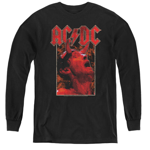 AC/DC Horns Youth Long Sleeve T-Shirt