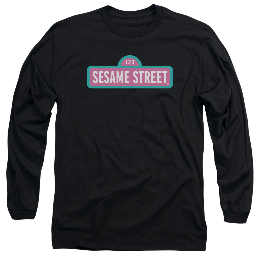 Sesame Street Pink Logo Long Sleeve T-Shirt