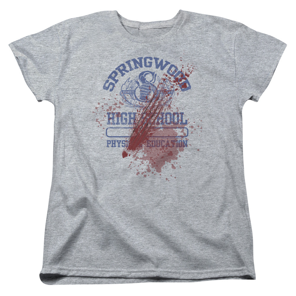 A Nightmare on Elm Street Springwood High Victim Womens T-Shirt