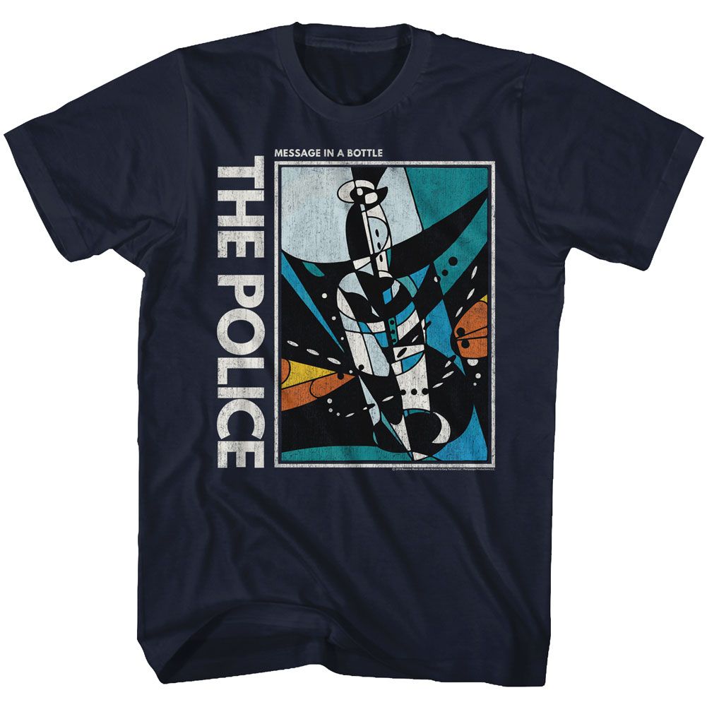 Message in a Bottle The Police t-shirt in navy