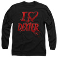 Dexter I Heart Dexter Long Sleeve T-Shirt