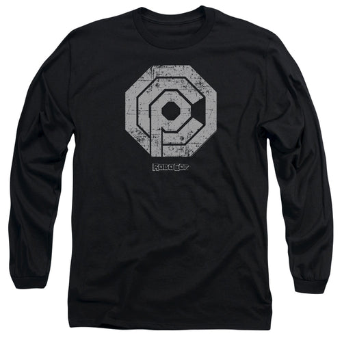 RoboCop Distressed OCP Logo Long Sleeve T-Shirt
