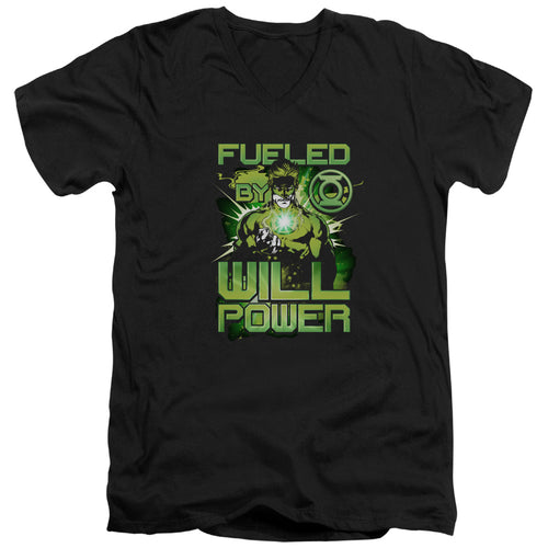 Green Lantern Fueled V-Neck T-Shirt