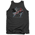 Batman v Superman Lightniing V Heat Vision Tank Top