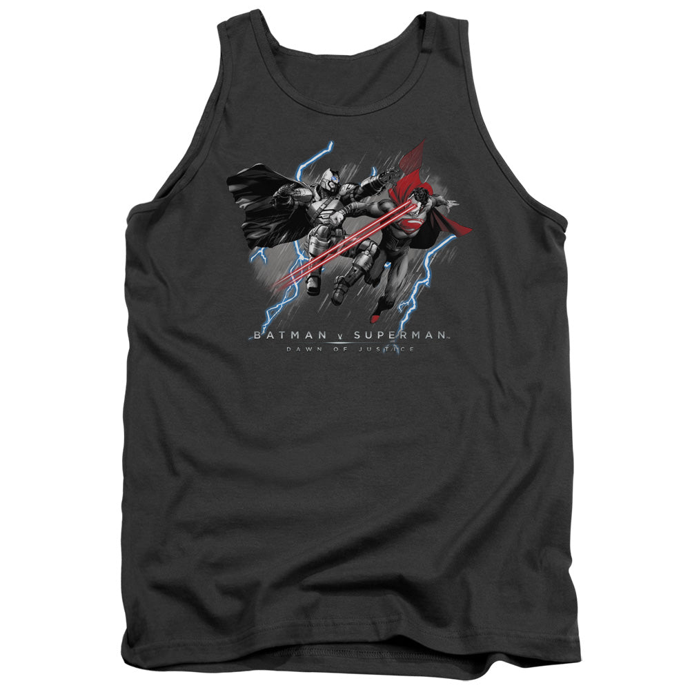 Batman v Superman Lightniing V Heat Vision Tank Top