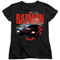 The Batman Batmobile Womens T-Shirt