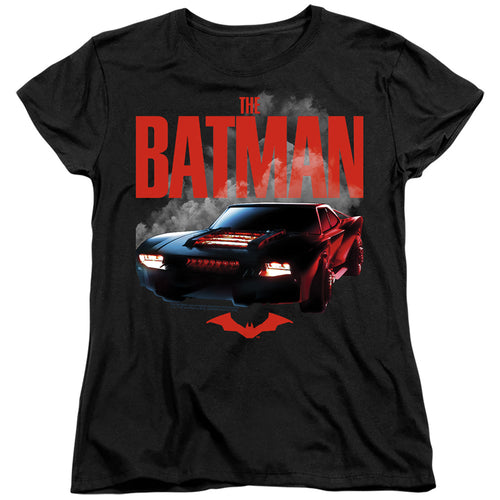 The Batman Batmobile Womens T-Shirt