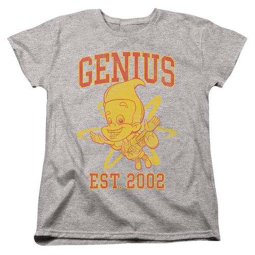 Jimmy Neutron Genius Collegiate Womens T-Shirt