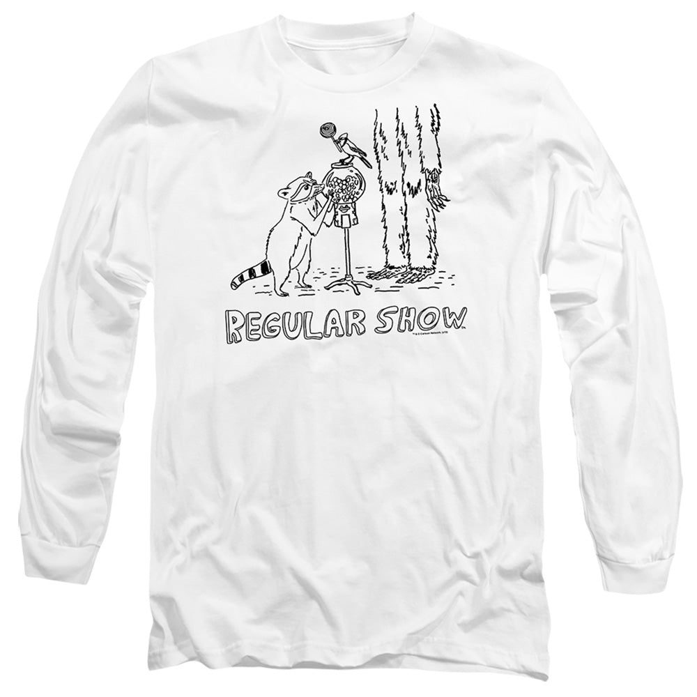 Regular Show Sketch Long Sleeve T-Shirt