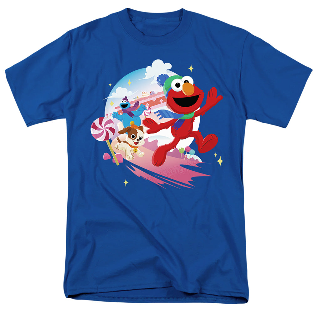 Sesame Street Christmas Holiday Cheer with Elmo, Tango, Cookie Monster T-Shirt