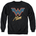 Wonder Woman 1984 Wonder Mom Neon Crewneck Sweatshirt