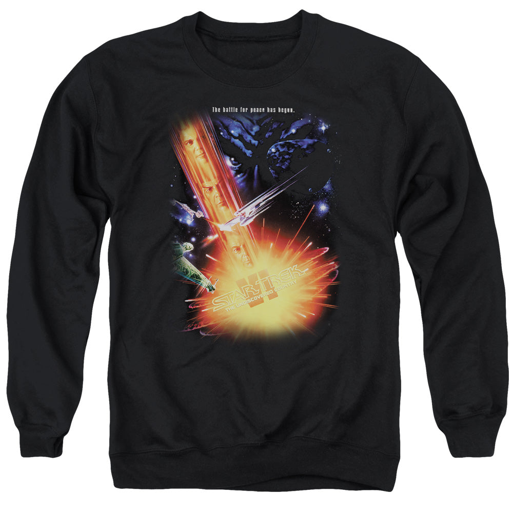 Star Trek The Wrath of Khan Battle Poster Crewneck Sweatshirt