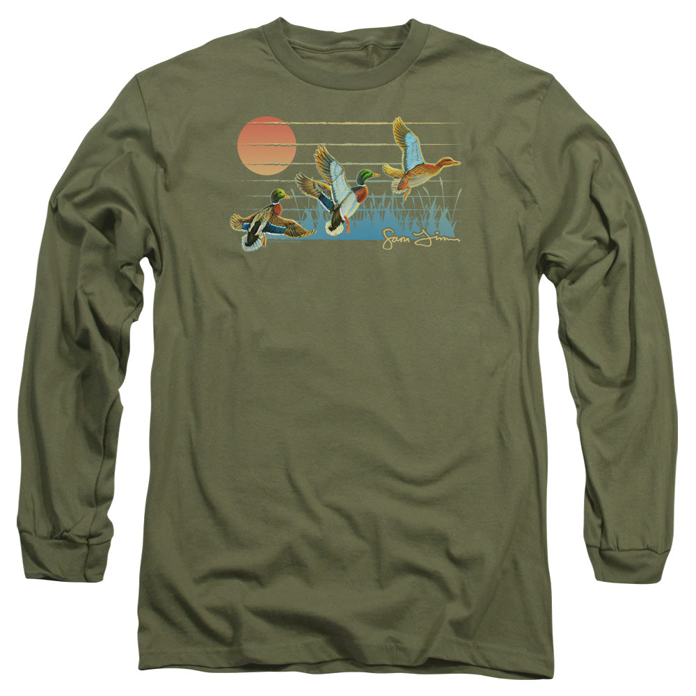 Wild Wings Three Ducks Long Sleeve T-Shirt