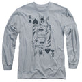 DC Comics Bat Card Long Sleeve T-Shirt