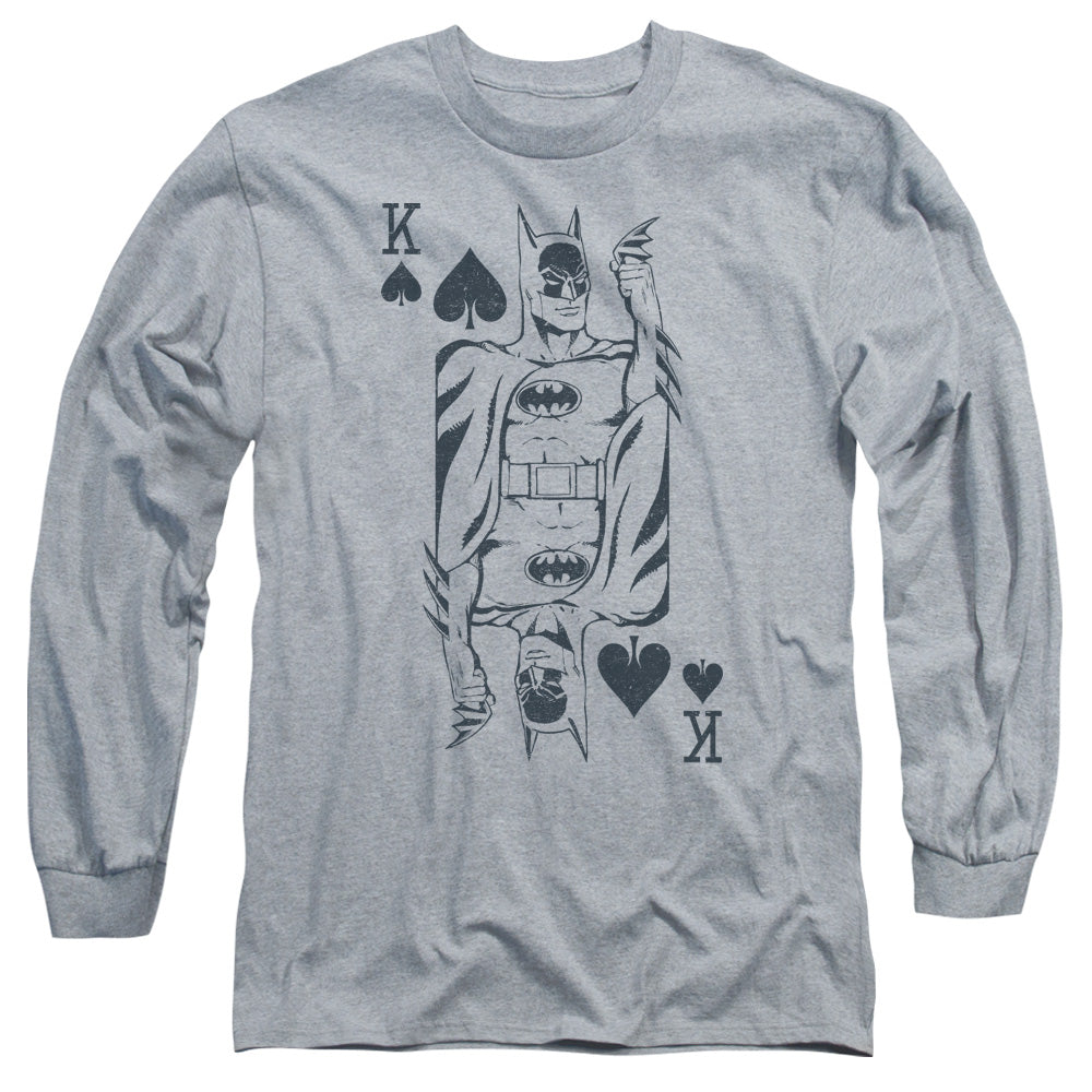DC Comics Bat Card Long Sleeve T-Shirt