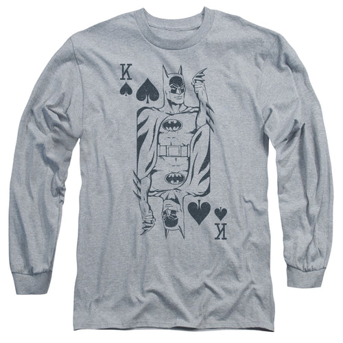 DC Comics Bat Card Long Sleeve T-Shirt