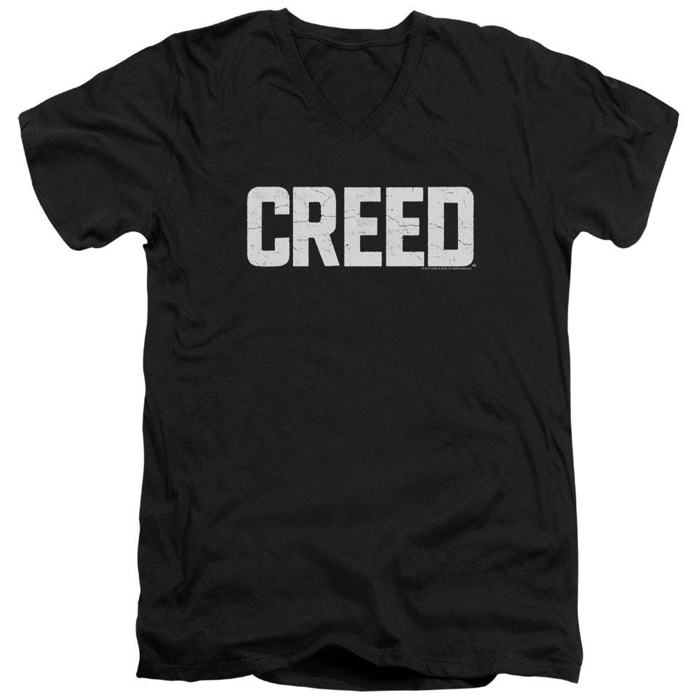 Creed Cracked Logo V-Neck T-Shirt