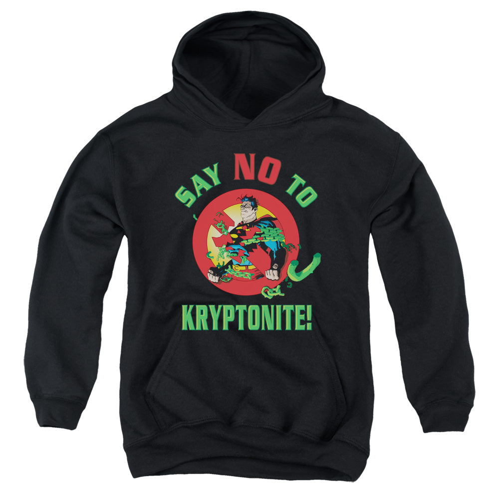 Superman Say No to Kryptonite Youth Hoodie