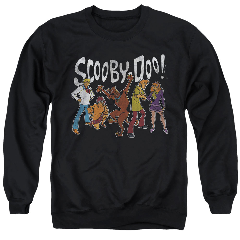 Scooby-Doo The Gang Black Crewneck Sweatshirt