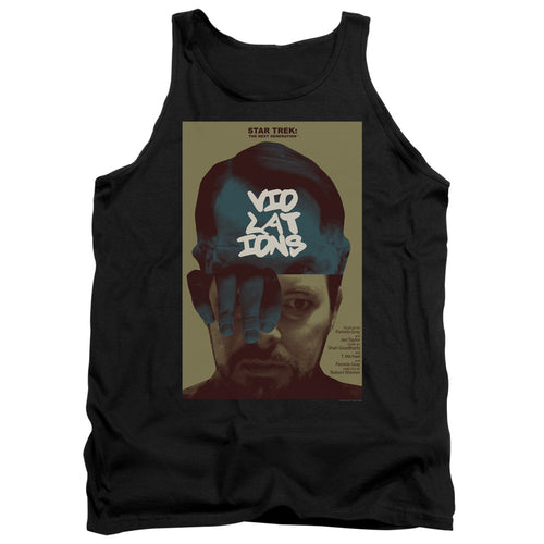 Star Trek Violations Black Tank Top
