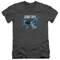Star Trek The Final Frontier Enterprise V-Neck T-Shirt