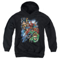 Justice League Heroes Unite Youth Hoodie