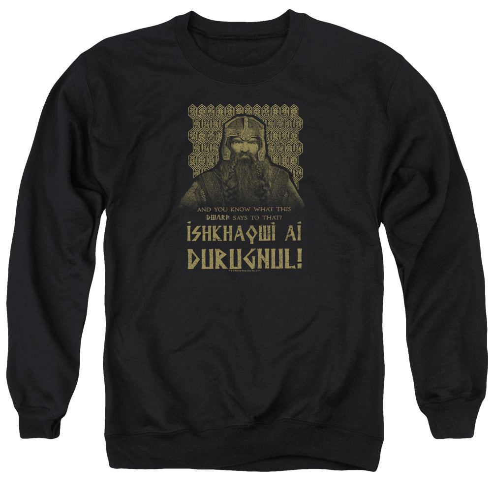 Lord of the Rings Ishkhaqwi Durugnul Crewneck Sweatshirt