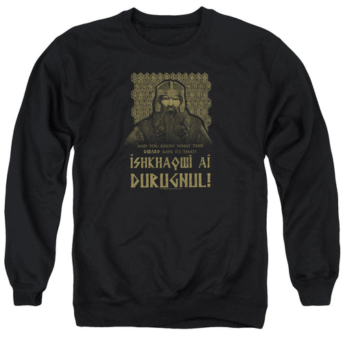 Lord of the Rings Ishkhaqwi Durugnul Crewneck Sweatshirt
