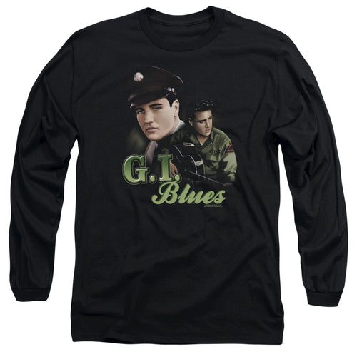 Elvis Presley G I Blues Long Sleeve T-Shirt