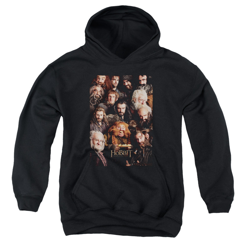 The Hobbit Dwarves Poster Youth Hoodie