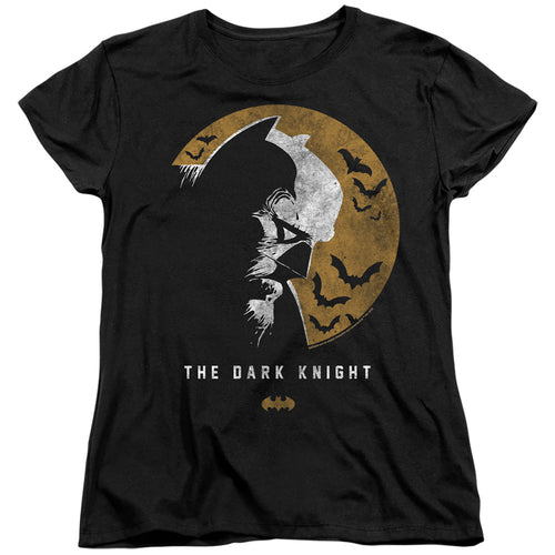 The Batman Dark Knight Moon Womens T-Shirt