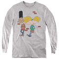 Hey Arnold Arnold And Gerald Leaning Youth Long Sleeve T-Shirt