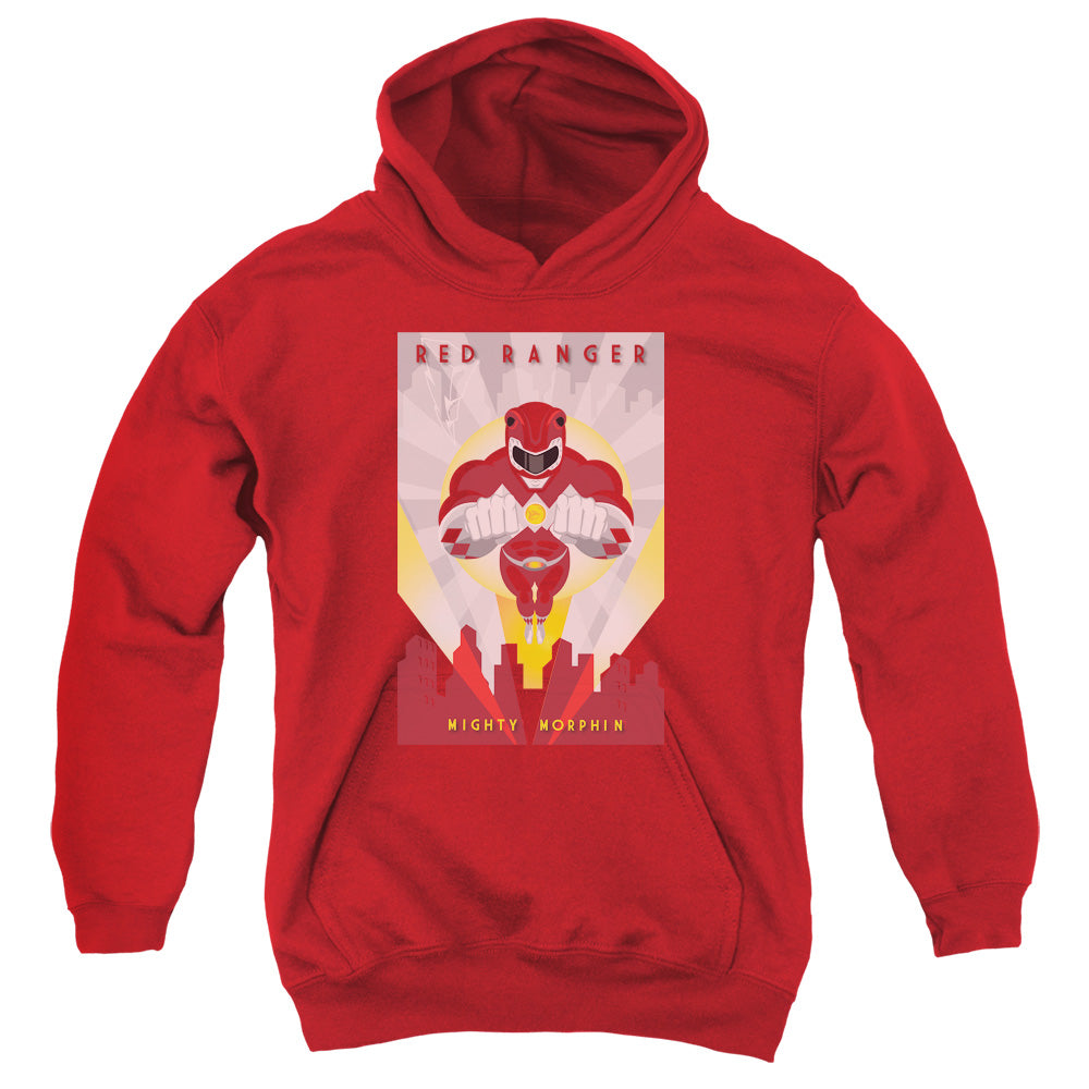 Mighty Morphin Power Rangers Red Deco Youth Hoodie