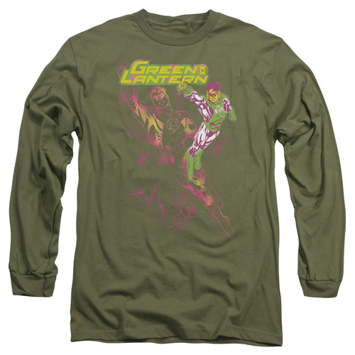Green Lantern Lantern Spray Long Sleeve T-Shirt